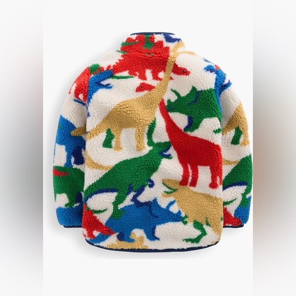 Mini Boden Dino Borg Fleece, Size 5-6, NWT - Picture 2 of 5